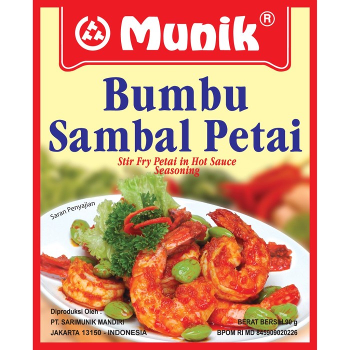 

Munik Bumbu Sambal Petai 90gr