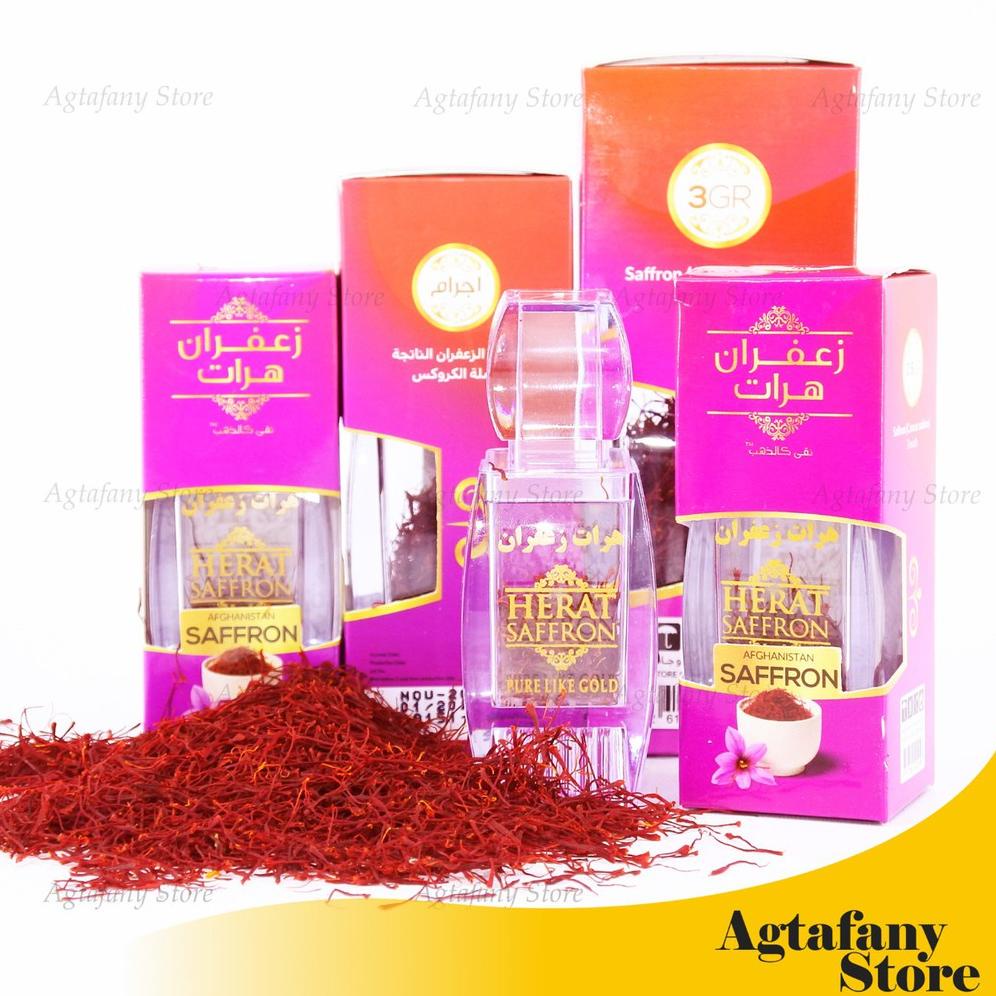 

Saffron Safron Herat 3 gram Best Quality 100% Original Best Seller