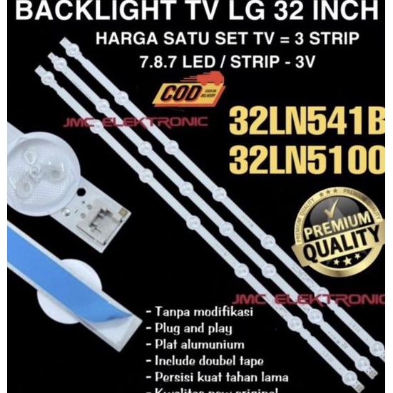 BACKLIGHT TV LED LG 32LN5100 32LN541B 7 8 7 LED 7K 8K 7K