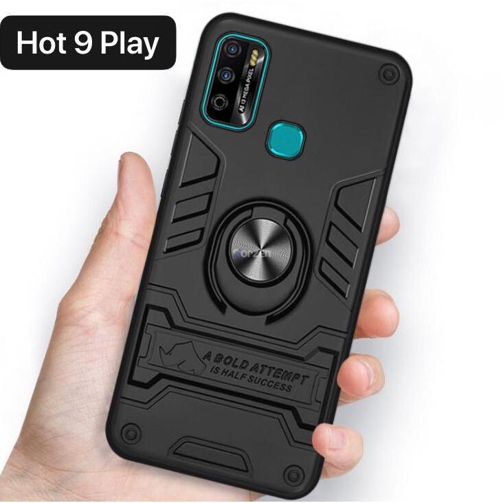 Terbaru Case Infinix Hot 10S 9 Hot 9 Play Hot 8 Smart 4 Smart 5 Softcase Terbaru Armor Premium Ring 