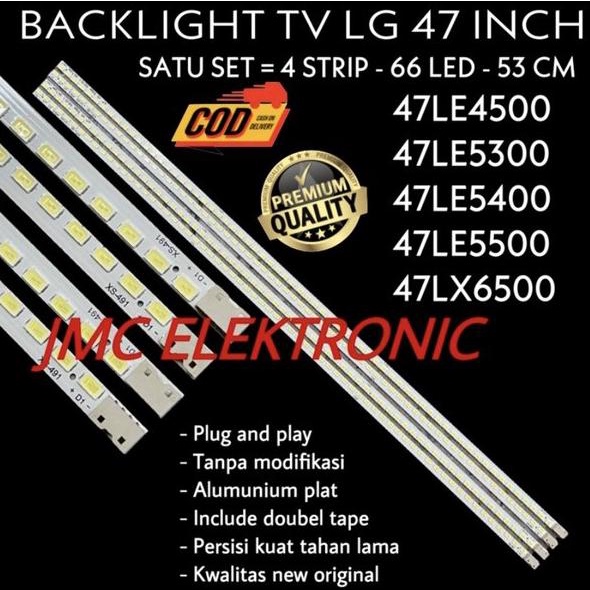 BACKLIGHT LG 47LE5300 47LX6500 47LE4500 47LE5400 LAMPU TV LED LG 47LX6500 47LE5300