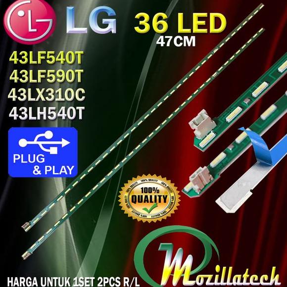 BACKLIGHT TV LED LG 43LF540 T - 43LF590 T - 43LX310 C - BACKLIGHT LG 43LF