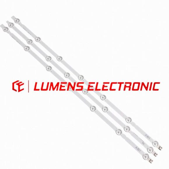 BACKLIGHT TV LG 32 INC 32LN5100 32LN541B 32LN541 32LN LAMPU BL LED 787 3V MATA LENSA CEMBUNG TV LG 7