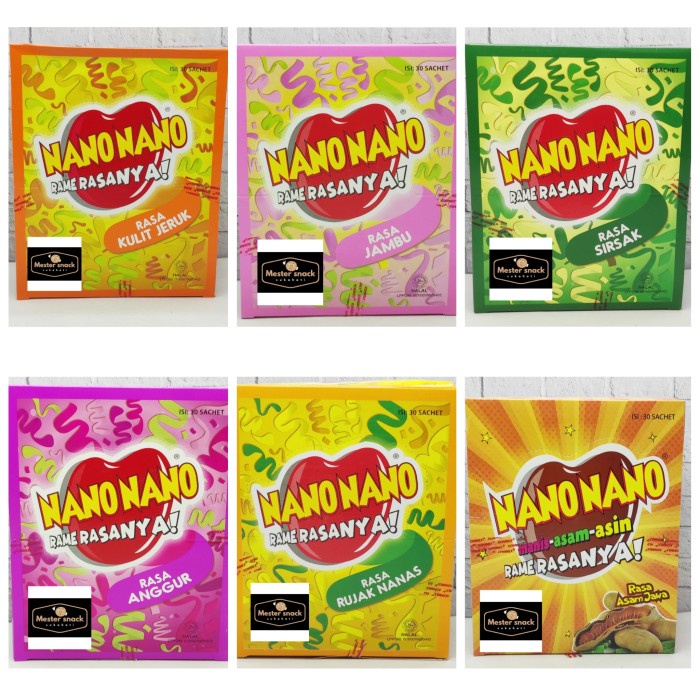 

Permen Nano Nano isi 30 sachet