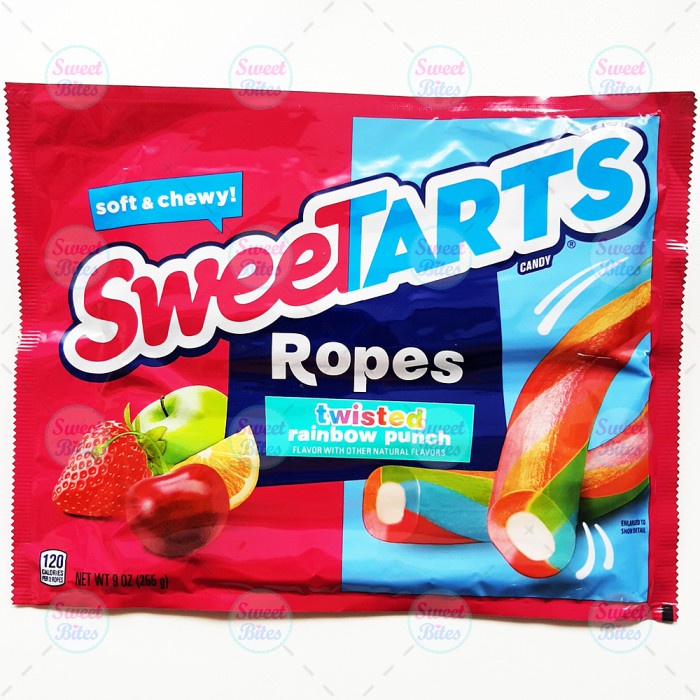 

Permen SweeTARTS Ropes Twisted Rainbow Punch Candy - USA Sweet Tarts