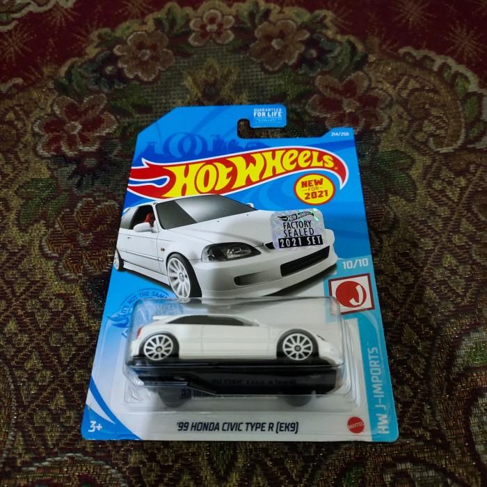 Hot wheels honda civic ek9 putih Factory sealed