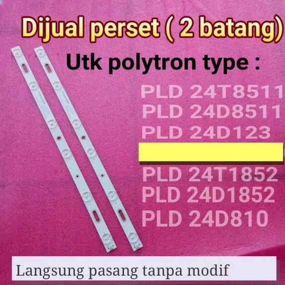 lampu backlight tv led polytron 24 inch 24inch
