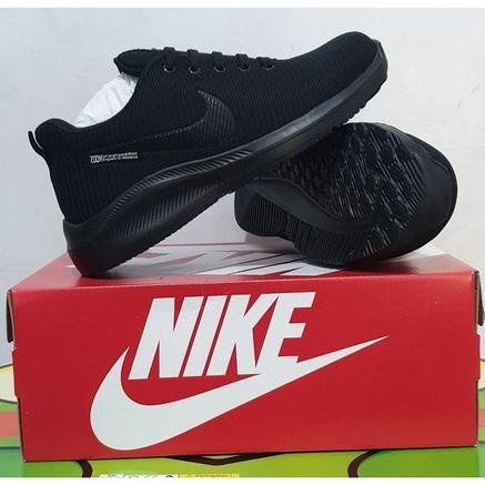 BISA COD SEPATU SEKOLAH ANAK HITAM POLOS NIKE PRIA WANITA SIZE 31-40 terpercaya