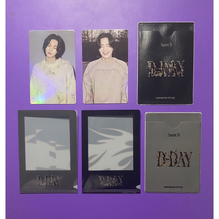 READY STOCK INA POB SUGA YOONGI ALBUM D-DAY WEVERSE EARLY BIRD