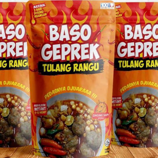 

✓ Baso geprek tulang rangu baso aci geprek soun seblak geprek original produk sami raos