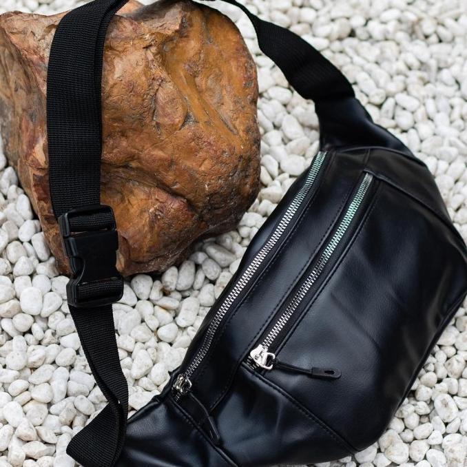 Woman'S Bag Tas Selempang Pria Wanita Waistbag Tas Pinggang Bahan Pvc Kulit Original