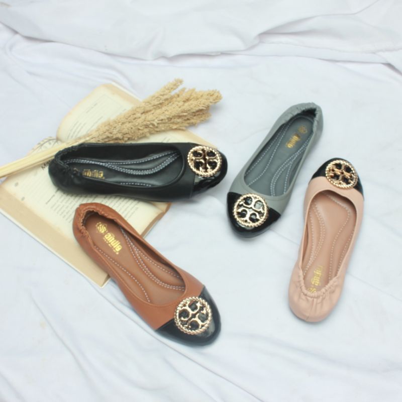 Andas Andis - Sepatu Flatshoes Ballerina Wanita Ladia