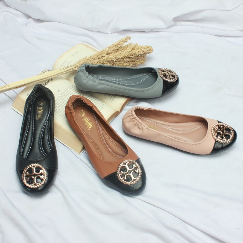 Andas Andis - Sepatu Flatshoes Ballerina Wanita Ladia