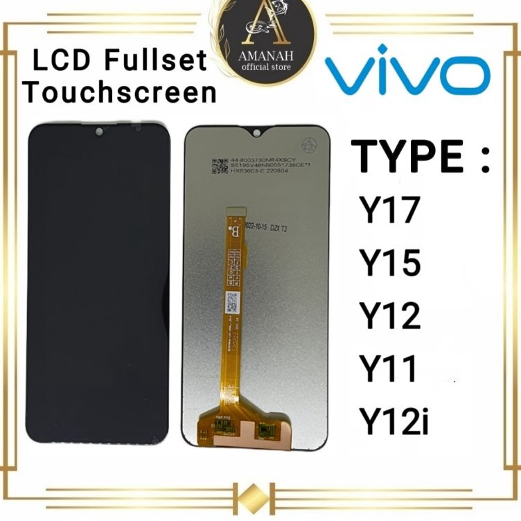 Arrival LCD TOUCHSCREEN VIVO Y17 1902 / Y15 1901 / Y12 1904 / Y11 1906 / Y12I Fullset Original Super 100% Layar Hp Tanam  Full Set Complete Pasti Berkualitas