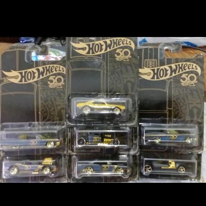 Terlaris Hw Hot Wheels / Hotwheels Gold And Black Edition Set