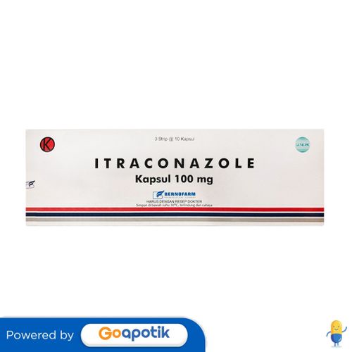 ITRACONAZOLE BERNOFARM 100 MG BOX 30 KAPSUL