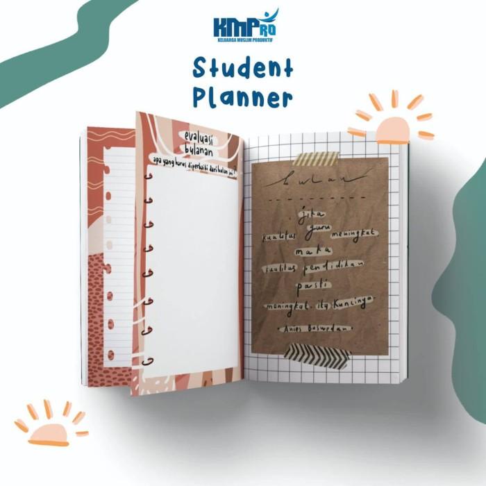 

Buku Agenda Planner khusus Pelajar & Mahasiswa (Student Planner) 8in1