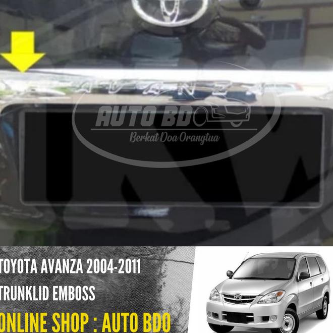 Trunklid Trunk Lid Avanza Xenia Vvti Lama 2004 - 2011 Embos