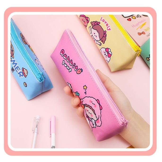 

Dompet Pensil Pu Bunny Girl Tempat Pensil Kulit Pu