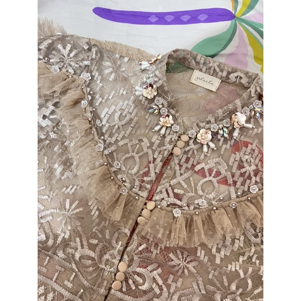 PRELOVED JALEELA ZIVANA TOP (ATASAN ONLY INCLUDE INNER) JALEELA.ID KEBAYA PRELOVED
