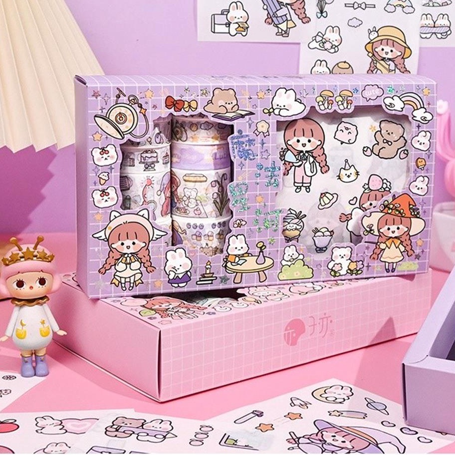 

✓ Stiker Momo Washi Tape Roll - Washi Tape Roll Masking Sticker MOMO