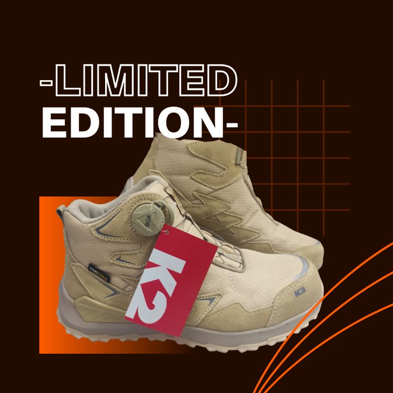 LIMITED EDITION - Sepatu kerja Casual Safety Shoes K2 TAC 110 BOA FASTRACK Original BNWB