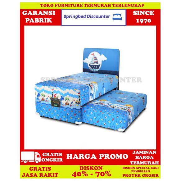 Springbed Elite Serenity 2in1 2 in 1 Happy Sail 120x200 Kasur Sorong