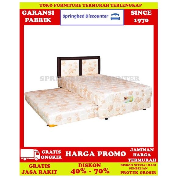 Springbed Spring Bed Uniland Kids Fantasy 2in1 2 in 1 140x200 Kasur Sj