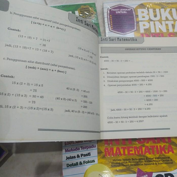 

buku soal pembahasan Intisari Matematika sd kelas 6 kunci jawaban Best Seller