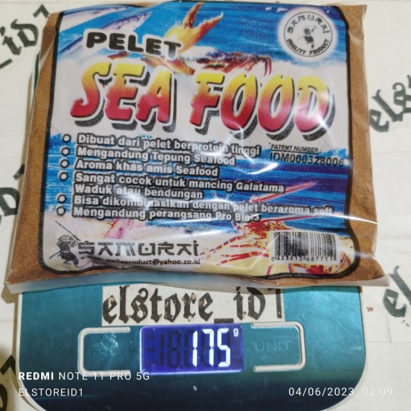 Umpan Pancing Stella Pelet SEAFOOD Sea Food