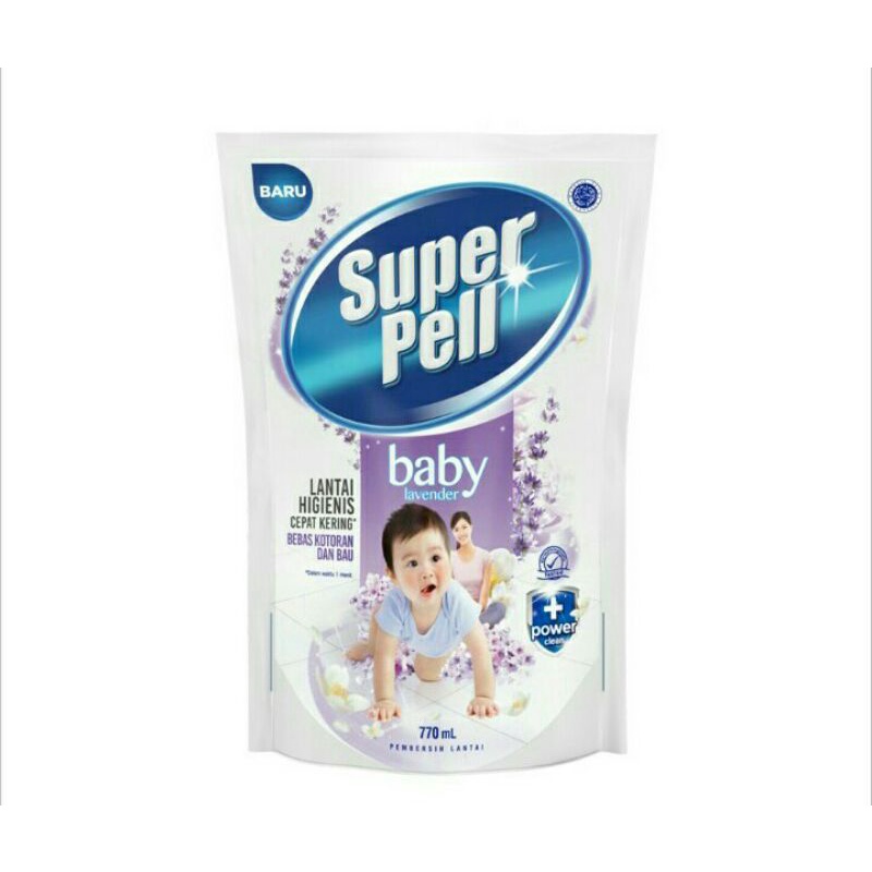 Super Pell Baby Pembersih Lantai Lavender 770 ml