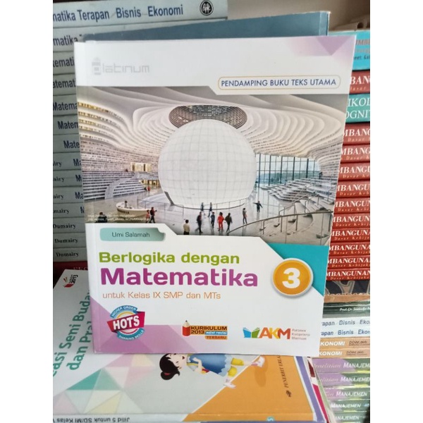 buku matematika 3 kelas 9 SMP platinum AKM