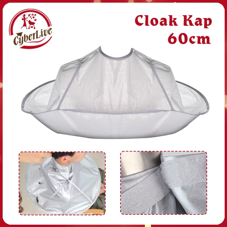 t0✹Terbaru Kain Potong Rambut Kep Potong Rambut Salon Kip Jubah Kain Cukur Barbershop Hair Cut Cloak