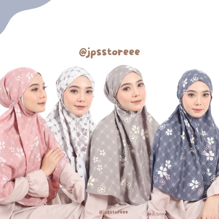 [KODE CMMLQ] kerudung bergo kekinian/ jilbab bergo motif/ kerudung bergo motif /bergo motif terbaru/