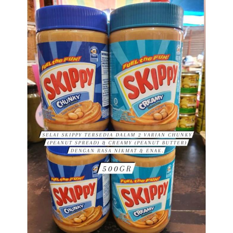 

500G SELAI SKIPPY SKIPY KACANG CHUNKY PEANUT SPREAD CREAMY PEANUT BUTTER 500GR Best Seller