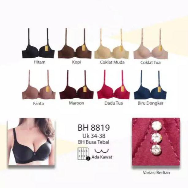 Flash Sale PUSH UP BRA CHELYNE 8819 BH PEMBESAR PENGANGKAT PAYUDARA BUSA TEBAL - BUNGALILY ,.