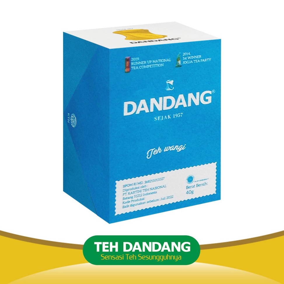 

Harga Bersahabat Teh Dandang Biru 40gr - Teh Tubruk - 1 slop isi 10 box 40gr SQR