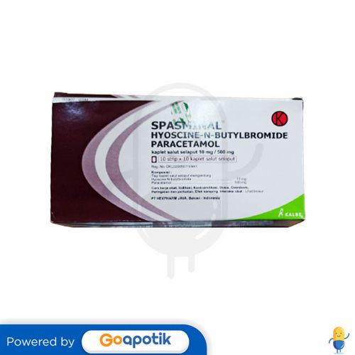 SPASMINAL 500/10 MG BOX 100 KAPLET