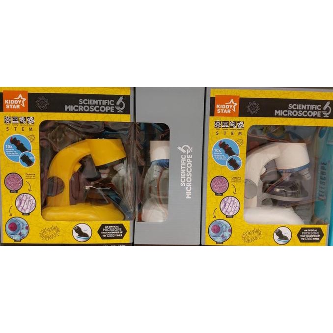 Flash Sale Sale Mainan: Kiddy Star Stem Scientific Microscope Original Terbaru