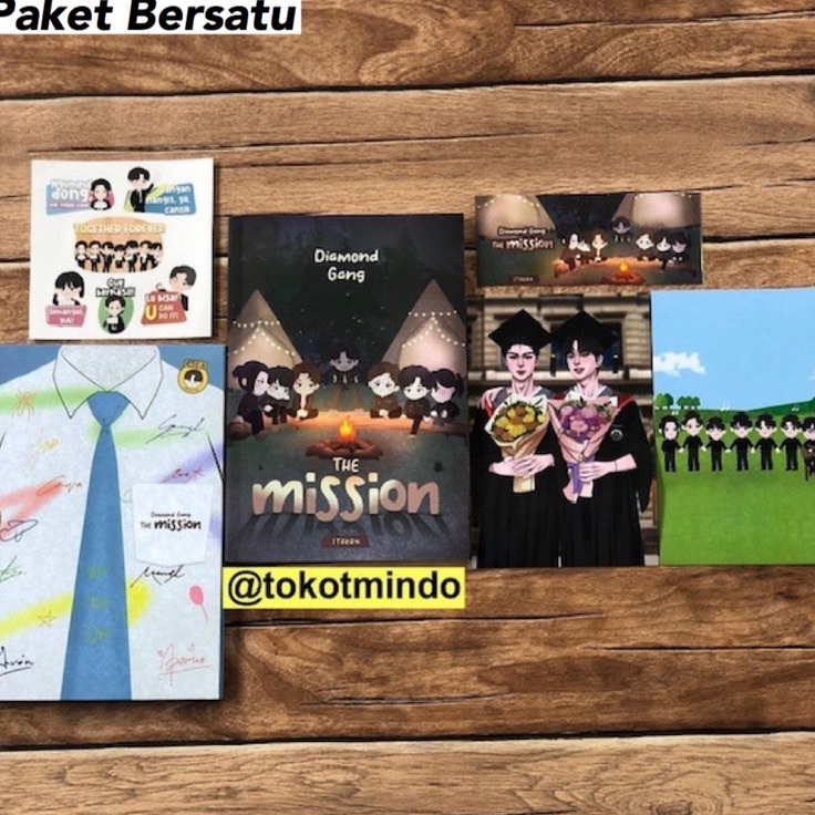 AE.6Jn23ᴰ • Novel DIAMOND GANG THE MISSION (Ita Krn Itakrn) + Bonus : PAKET BERSATU