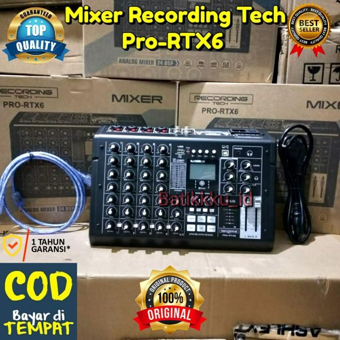 Terlaris Mixer Audio Recording Tech Pro Rtx6 Pro Rtx 6 Prortx6 Original Studio