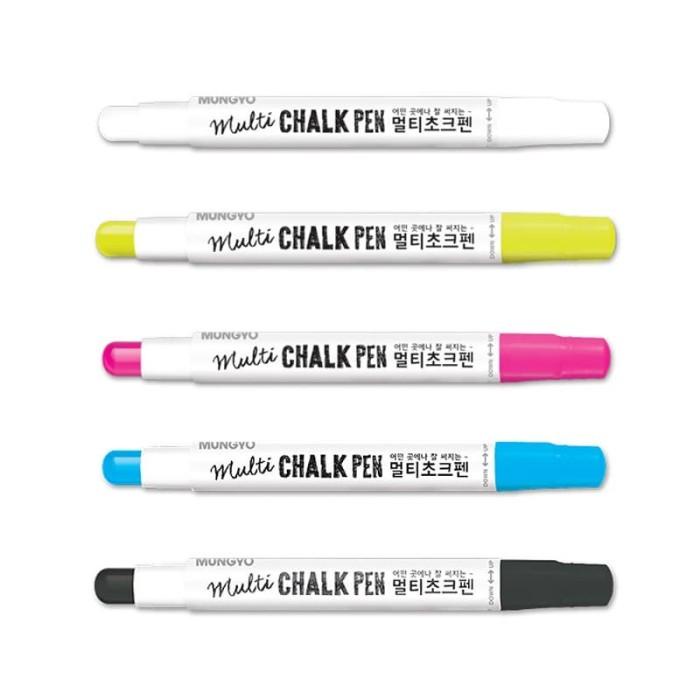 

Best Seller Mungyo - Multi Chalk Pen 5 Pcs