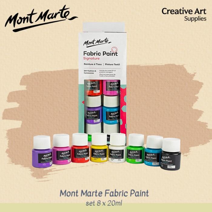 

Best Seller Mont Marte Fabric Paint Signature Set 8X20Ml