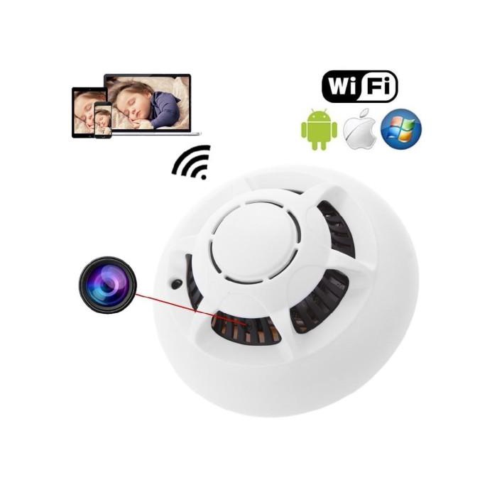 Best Seller Wireless Hidden Security Wifi Camera Smoke Detector Dummy - Promo