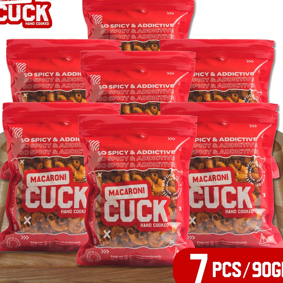 

Termurah | HJ6 | Macaroni Cuck Basreng Pedas Daun Jeruk Cuck 7 Pcs Kemasan Reguler 80gr
