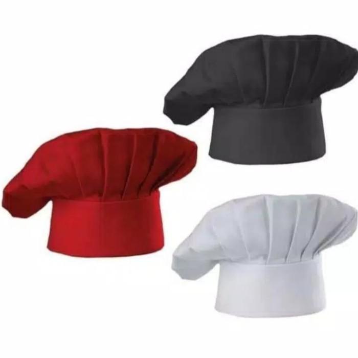 Best Seller Topi Koki/Topi Chef/Topi Cheef/Baju Koki/Koki