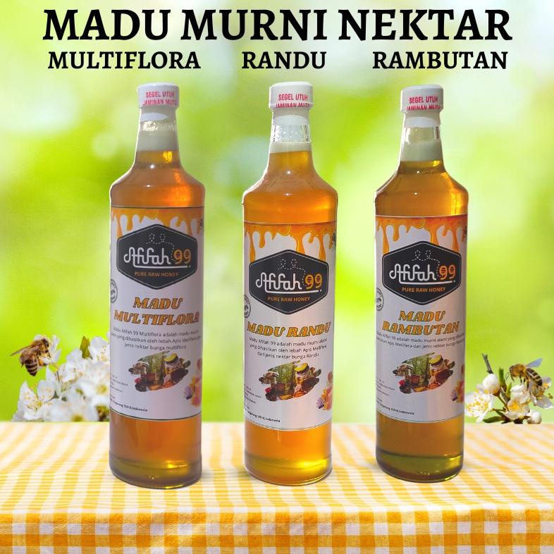 

Madu Afifah 99 - Madu Murni Asli 650 ml - Madu Multiflora - Madu Randu - Madu Rambutan - Madu Asli Grade A 100% Alami Pure Natural Raw Honey Best Seller