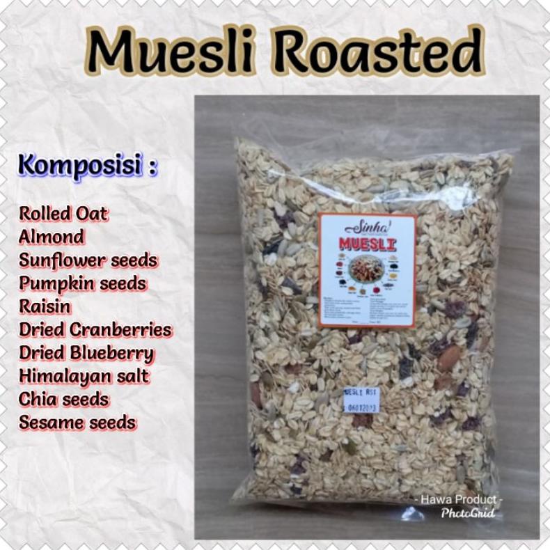 

Muesli Roasted Seed & Dried fruit 1000gr - oatmeal Best Seller