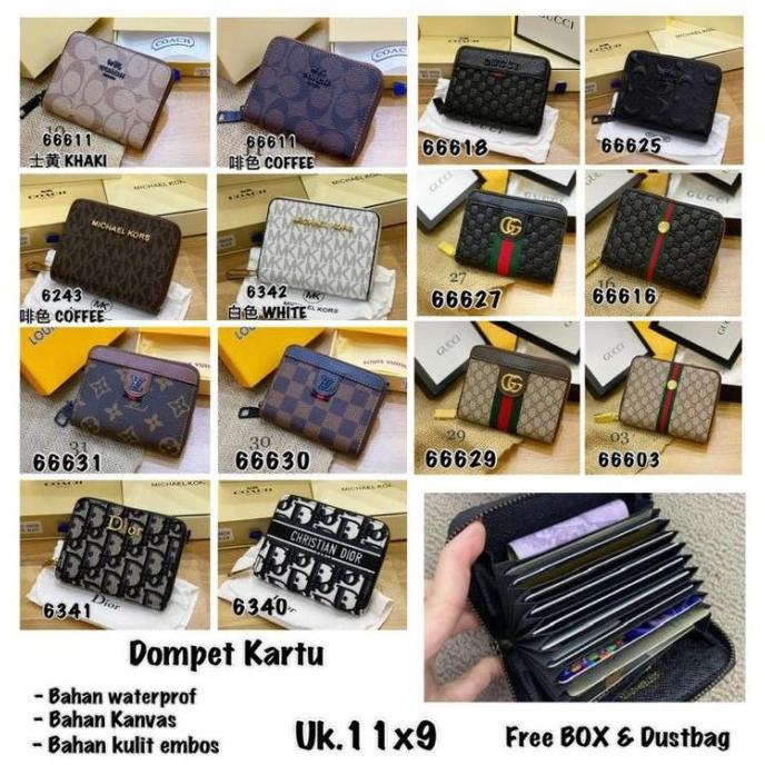 Tas Wanita Box Dompet Kartu Branded