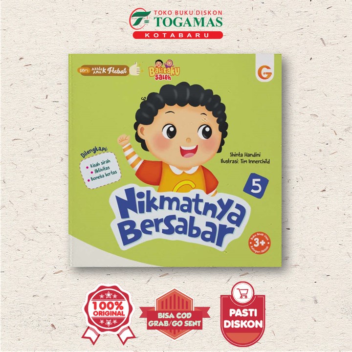 Seri Akhlak Anak Hebat: Nikmatnya Bersabar - Shinta Handini - Gema Insani